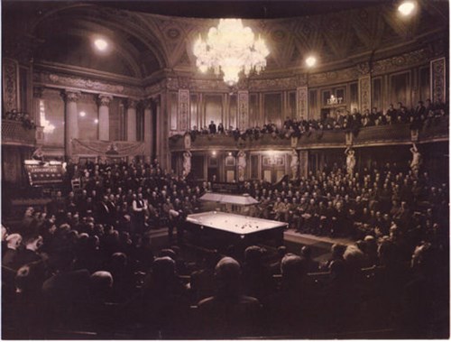 St. Georges Hall, Liverpool, Snooker match